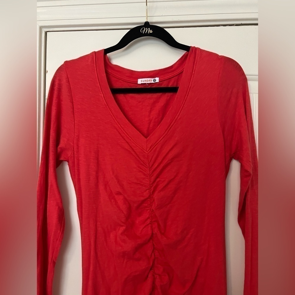 Sundry Ruched Mini Dress - Picture 5 of 11